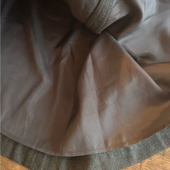Banana Republic Brown Wool A Line Skirt Button Front Size 0 - Picture 7 of 10